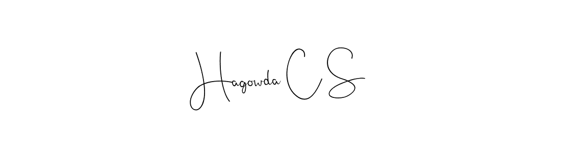 The best way (Andilay-7BmLP) to make a short signature is to pick only two or three words in your name. The name Hagowda C S include a total of six letters. For converting this name. Hagowda C S signature style 4 images and pictures png