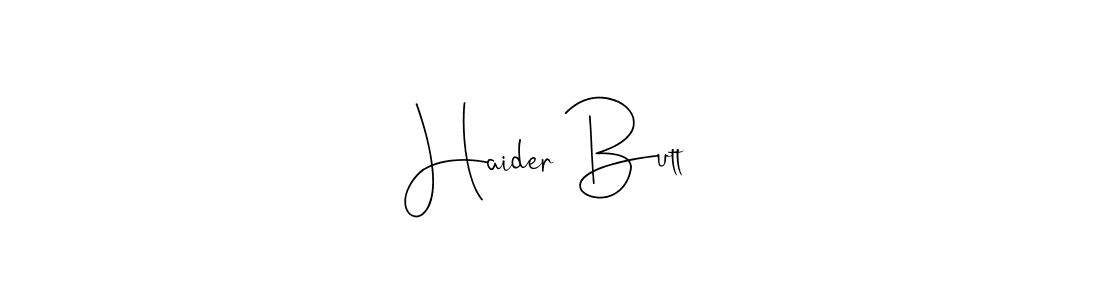 Once you've used our free online signature maker to create your best signature Andilay-7BmLP style, it's time to enjoy all of the benefits that Haider Butt name signing documents. Haider Butt signature style 4 images and pictures png