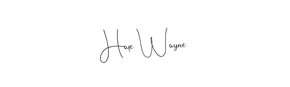 Use a signature maker to create a handwritten signature online. With this signature software, you can design (Andilay-7BmLP) your own signature for name Hale Wayne. Hale Wayne signature style 4 images and pictures png