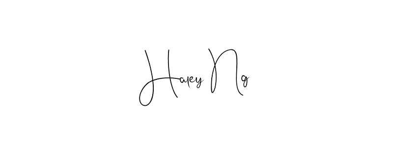 The best way (Andilay-7BmLP) to make a short signature is to pick only two or three words in your name. The name Haley Ng include a total of six letters. For converting this name. Haley Ng signature style 4 images and pictures png