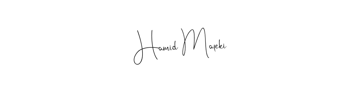 You can use this online signature creator to create a handwritten signature for the name Hamid Maleki. This is the best online autograph maker. Hamid Maleki signature style 4 images and pictures png