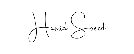 Similarly Andilay-7BmLP is the best handwritten signature design. Signature creator online. You can use it as an online autograph creator for name Hamid Saeed. Hamid Saeed signature style 4 images and pictures png