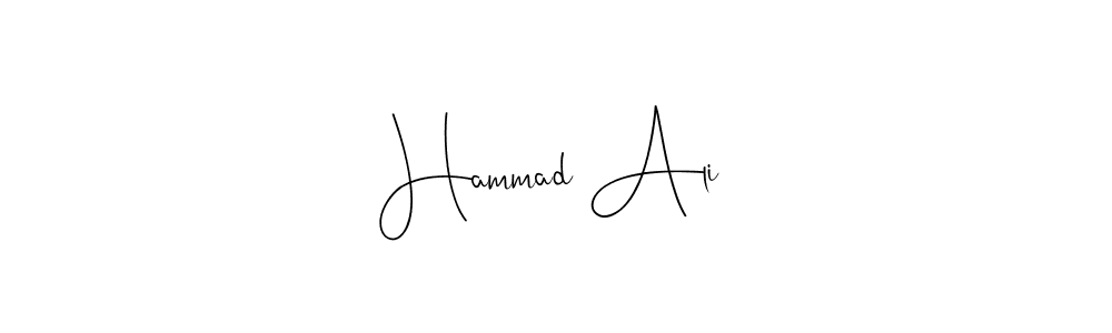 Hammad Ali stylish signature style. Best Handwritten Sign (Andilay-7BmLP) for my name. Handwritten Signature Collection Ideas for my name Hammad Ali. Hammad Ali signature style 4 images and pictures png