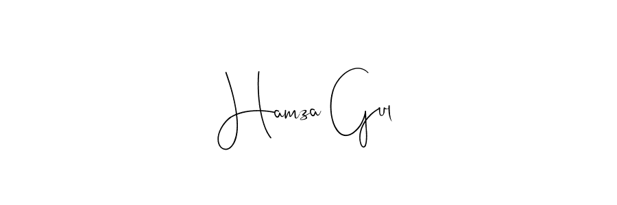 Also we have Hamza Gul name is the best signature style. Create professional handwritten signature collection using Andilay-7BmLP autograph style. Hamza Gul signature style 4 images and pictures png