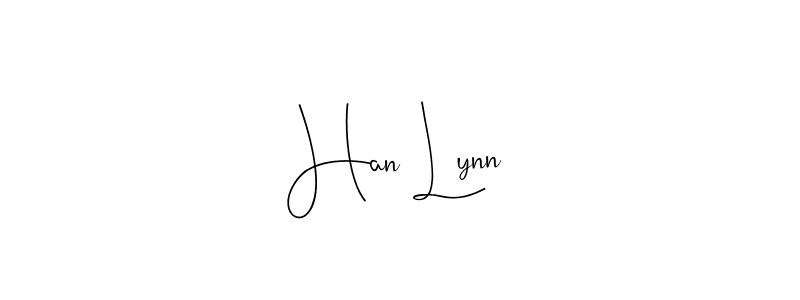 Create a beautiful signature design for name Han Lynn. With this signature (Andilay-7BmLP) fonts, you can make a handwritten signature for free. Han Lynn signature style 4 images and pictures png