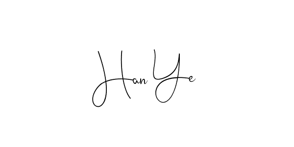 How to Draw Han Ye signature style? Andilay-7BmLP is a latest design signature styles for name Han Ye. Han Ye signature style 4 images and pictures png