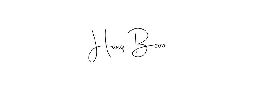 Best and Professional Signature Style for Hang Boon. Andilay-7BmLP Best Signature Style Collection. Hang Boon signature style 4 images and pictures png