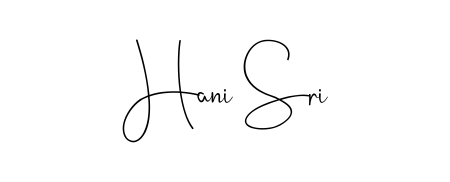 A dynamic signature style for Hani Sri using Andilay-7BmLP script. Designed to look authentic, handwritten, and professional. Hani Sri signature style 4 images and pictures png