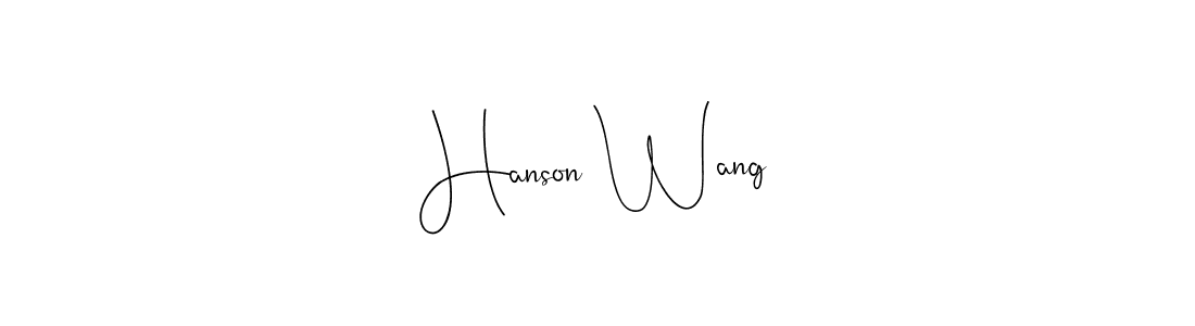 See photos of Hanson Wang official signature by Spectra . Check more albums & portfolios. Read reviews & check more about Andilay-7BmLP font. Hanson Wang signature style 4 images and pictures png