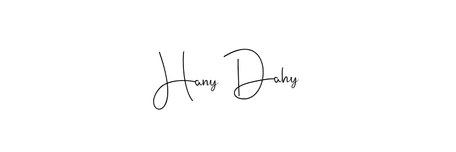 It looks lik you need a new signature style for name Hany Dahy. Design unique handwritten (Andilay-7BmLP) signature with our free signature maker in just a few clicks. Hany Dahy signature style 4 images and pictures png