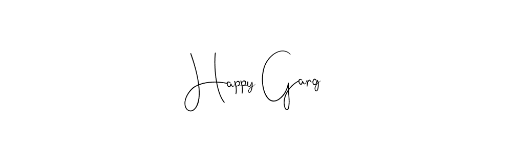 Make a beautiful signature design for name Happy Garg. Use this online signature maker to create a handwritten signature for free. Happy Garg signature style 4 images and pictures png