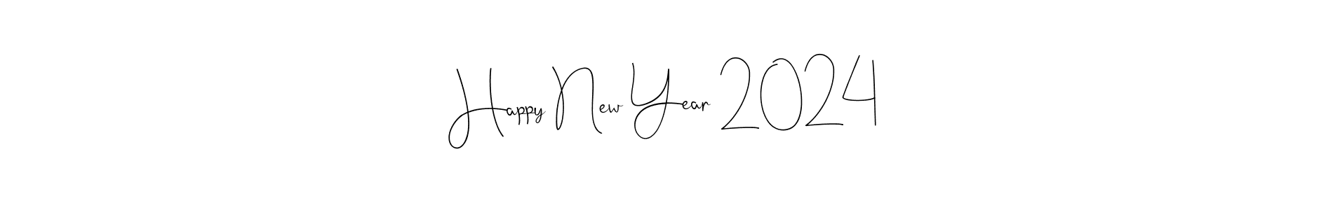 This is the best signature style for the Happy New Year 2024 name. Also you like these signature font (Andilay-7BmLP). Mix name signature. Happy New Year 2024 signature style 4 images and pictures png