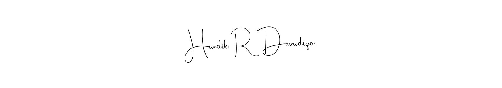 Make a short Hardik R Devadiga signature style. Manage your documents anywhere anytime using Andilay-7BmLP. Create and add eSignatures, submit forms, share and send files easily. Hardik R Devadiga signature style 4 images and pictures png