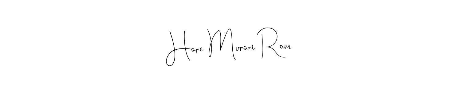 You should practise on your own different ways (Andilay-7BmLP) to write your name (Hare Murari Ram) in signature. don't let someone else do it for you. Hare Murari Ram signature style 4 images and pictures png