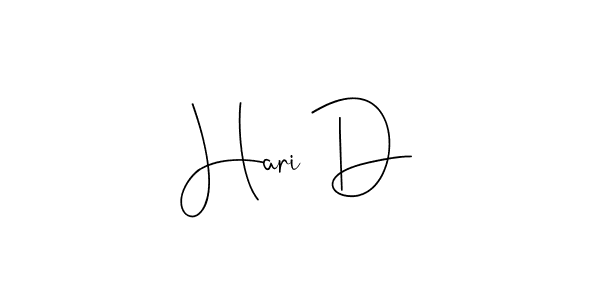 Andilay-7BmLP is a professional signature style that is perfect for those who want to add a touch of class to their signature. It is also a great choice for those who want to make their signature more unique. Get Hari D name to fancy signature for free. Hari D signature style 4 images and pictures png