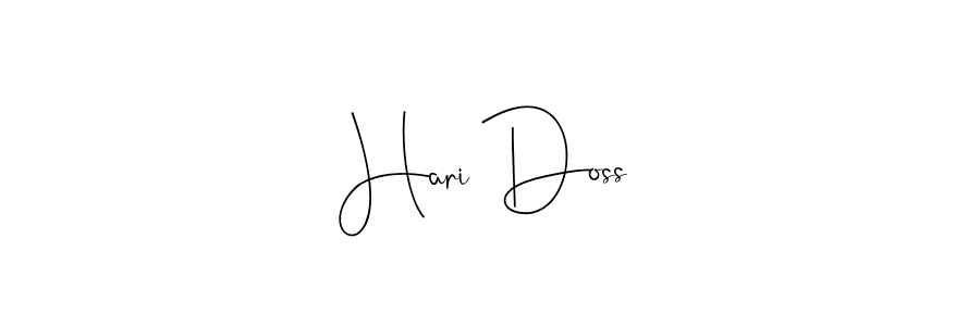 Make a beautiful signature design for name Hari Doss. Use this online signature maker to create a handwritten signature for free. Hari Doss signature style 4 images and pictures png