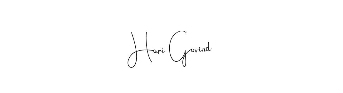 It looks lik you need a new signature style for name Hari Govind. Design unique handwritten (Andilay-7BmLP) signature with our free signature maker in just a few clicks. Hari Govind signature style 4 images and pictures png