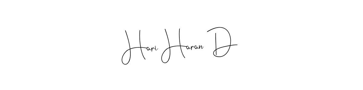 How to make Hari Haran D signature? Andilay-7BmLP is a professional autograph style. Create handwritten signature for Hari Haran D name. Hari Haran D signature style 4 images and pictures png