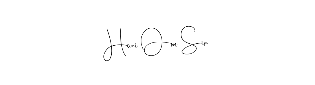 Here are the top 10 professional signature styles for the name Hari Om Sir. These are the best autograph styles you can use for your name. Hari Om Sir signature style 4 images and pictures png