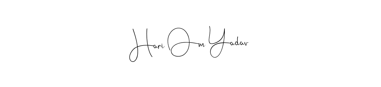 See photos of Hari Om Yadav official signature by Spectra . Check more albums & portfolios. Read reviews & check more about Andilay-7BmLP font. Hari Om Yadav signature style 4 images and pictures png
