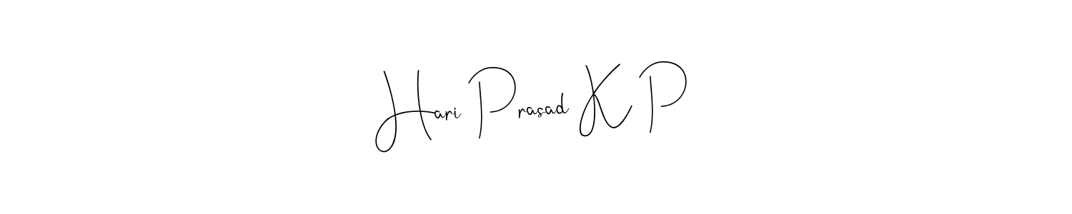 How to Draw Hari Prasad K P signature style? Andilay-7BmLP is a latest design signature styles for name Hari Prasad K P. Hari Prasad K P signature style 4 images and pictures png