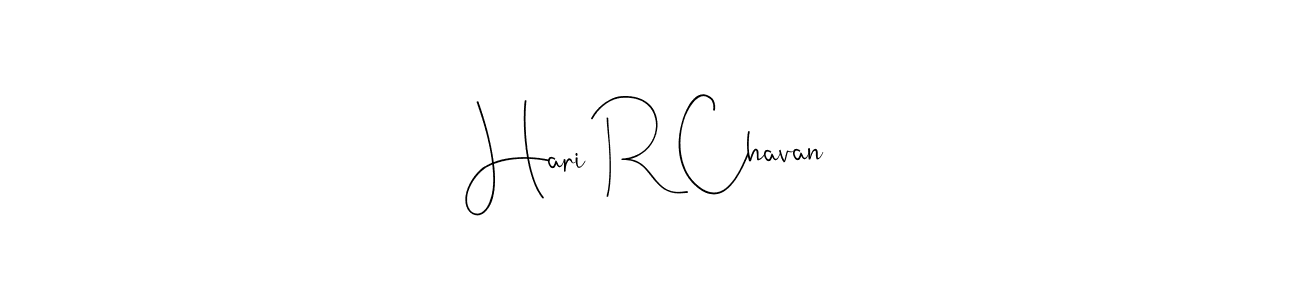 if you are searching for the best signature style for your name Hari R Chavan. so please give up your signature search. here we have designed multiple signature styles  using Andilay-7BmLP. Hari R Chavan signature style 4 images and pictures png