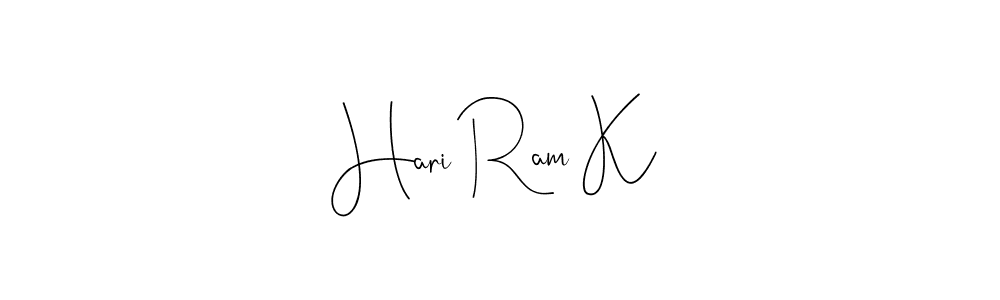 You can use this online signature creator to create a handwritten signature for the name Hari Ram K. This is the best online autograph maker. Hari Ram K signature style 4 images and pictures png