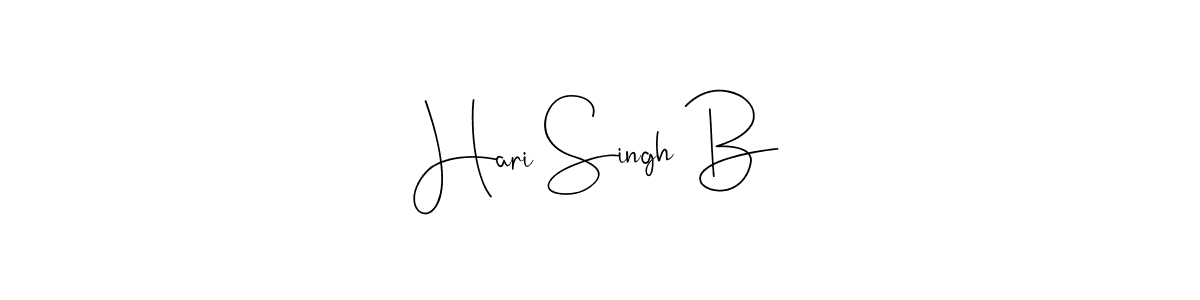 if you are searching for the best signature style for your name Hari Singh B. so please give up your signature search. here we have designed multiple signature styles  using Andilay-7BmLP. Hari Singh B signature style 4 images and pictures png