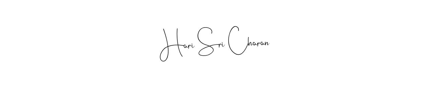 Hari Sri Charan stylish signature style. Best Handwritten Sign (Andilay-7BmLP) for my name. Handwritten Signature Collection Ideas for my name Hari Sri Charan. Hari Sri Charan signature style 4 images and pictures png