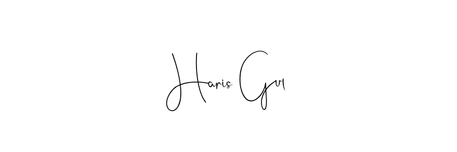 Also You can easily find your signature by using the search form. We will create Haris Gul name handwritten signature images for you free of cost using Andilay-7BmLP sign style. Haris Gul signature style 4 images and pictures png