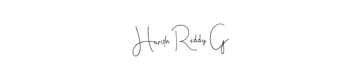 Make a short Harith Reddy G signature style. Manage your documents anywhere anytime using Andilay-7BmLP. Create and add eSignatures, submit forms, share and send files easily. Harith Reddy G signature style 4 images and pictures png