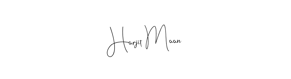 Design your own signature with our free online signature maker. With this signature software, you can create a handwritten (Andilay-7BmLP) signature for name Harjit Maan. Harjit Maan signature style 4 images and pictures png