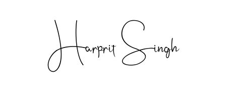 A modern signature idea for name Harprit Singh using Andilay-7BmLP font. Clean strokes and elegant curves make it stand out instantly. Harprit Singh signature style 4 images and pictures png