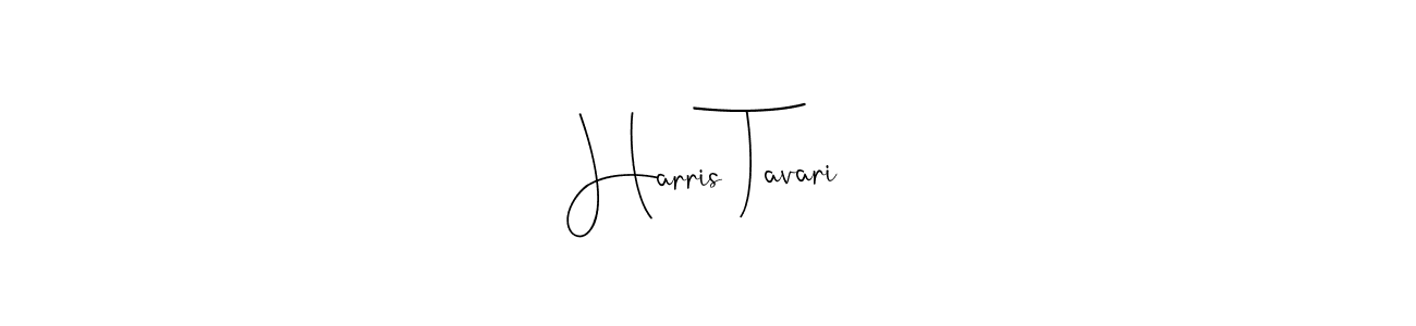 Create a beautiful signature design for name Harris Tavari. With this signature (Andilay-7BmLP) fonts, you can make a handwritten signature for free. Harris Tavari signature style 4 images and pictures png