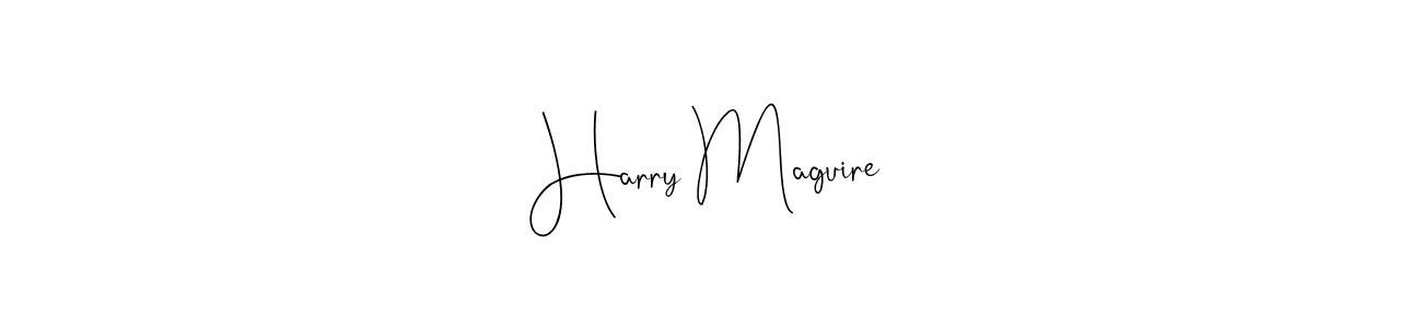 Andilay-7BmLP is a professional signature style that is perfect for those who want to add a touch of class to their signature. It is also a great choice for those who want to make their signature more unique. Get Harry Maguire name to fancy signature for free. Harry Maguire signature style 4 images and pictures png