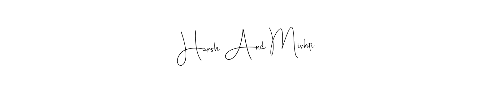 Check out images of Autograph of Harsh And Mishti name. Actor Harsh And Mishti Signature Style. Andilay-7BmLP is a professional sign style online. Harsh And Mishti signature style 4 images and pictures png