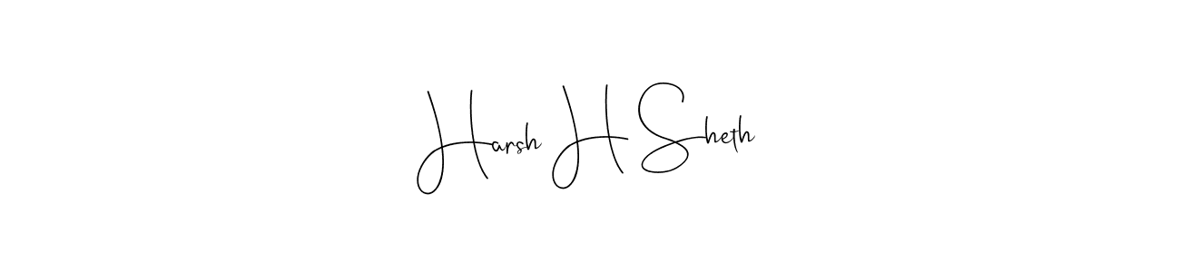 Once you've used our free online signature maker to create your best signature Andilay-7BmLP style, it's time to enjoy all of the benefits that Harsh H Sheth name signing documents. Harsh H Sheth signature style 4 images and pictures png