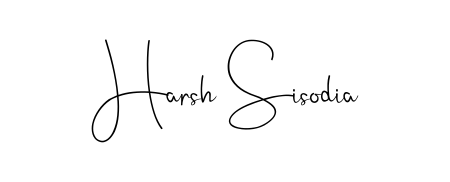 The Andilay-7BmLP handwriting style adds charm and authenticity to name Harsh Sisodia. A wonderful choice for personal thank-you notes. Harsh Sisodia signature style 4 images and pictures png