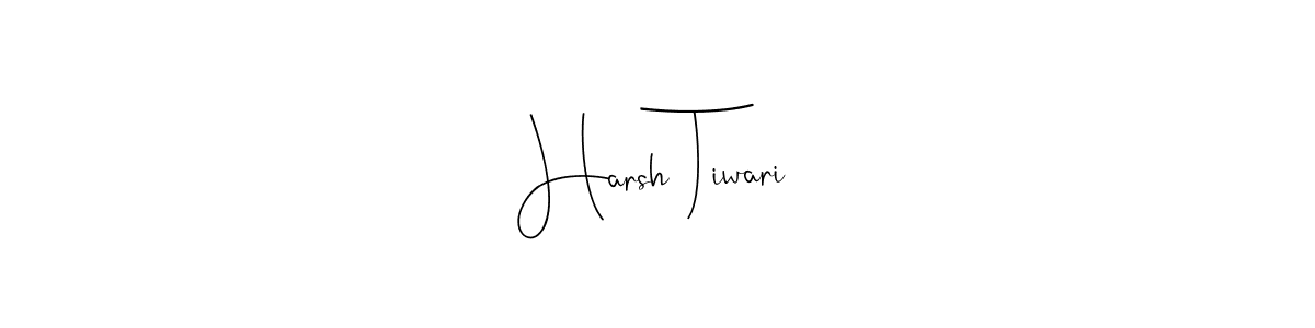 You should practise on your own different ways (Andilay-7BmLP) to write your name (Harsh Tiwari) in signature. don't let someone else do it for you. Harsh Tiwari signature style 4 images and pictures png