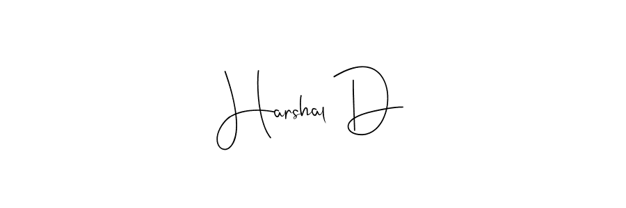 Best and Professional Signature Style for Harshal D. Andilay-7BmLP Best Signature Style Collection. Harshal D signature style 4 images and pictures png