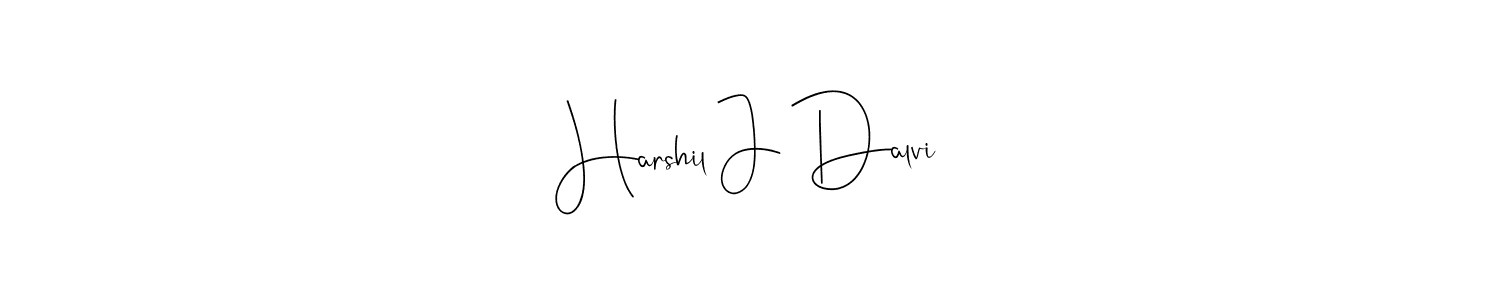 This is the best signature style for the Harshil J Dalvi name. Also you like these signature font (Andilay-7BmLP). Mix name signature. Harshil J Dalvi signature style 4 images and pictures png