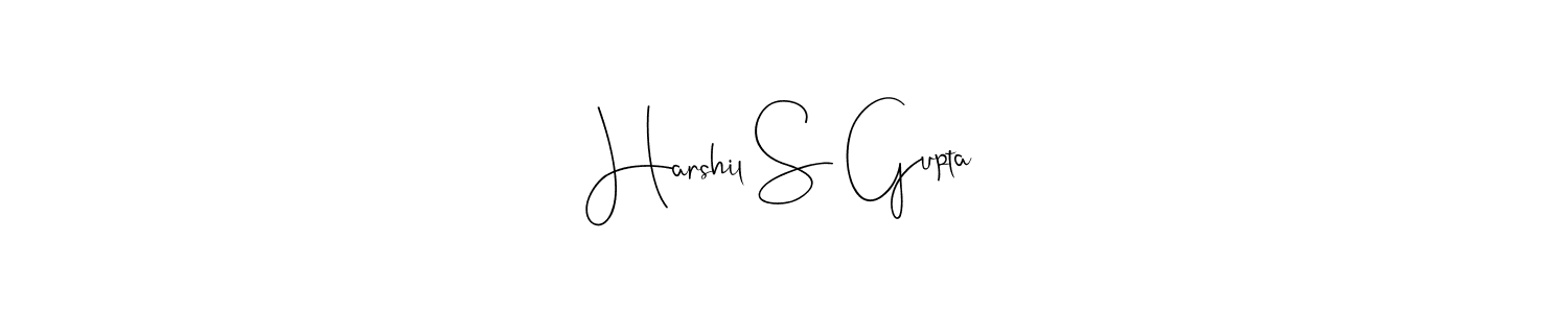 See photos of Harshil S Gupta official signature by Spectra . Check more albums & portfolios. Read reviews & check more about Andilay-7BmLP font. Harshil S Gupta signature style 4 images and pictures png