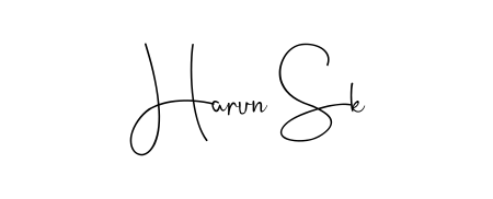 An effortless, minimalist signature concept for Harun Sk using Andilay-7BmLP design. Clean lines that look great on any document. Harun Sk signature style 4 images and pictures png