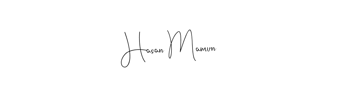 Hasan Mamun stylish signature style. Best Handwritten Sign (Andilay-7BmLP) for my name. Handwritten Signature Collection Ideas for my name Hasan Mamun. Hasan Mamun signature style 4 images and pictures png