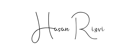 Create an unforgettable impression when signing with Hasan Rizvi name styled in Andilay-7BmLP typography. 100% free online generator. Hasan Rizvi signature style 4 images and pictures png