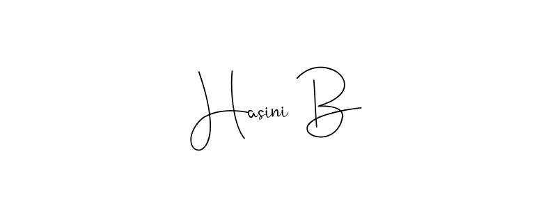 Make a beautiful signature design for name Hasini B. Use this online signature maker to create a handwritten signature for free. Hasini B signature style 4 images and pictures png