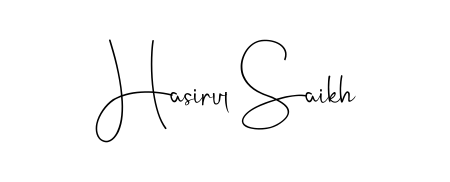 Make a beautiful signature design for name Hasirul Saikh. Use this online signature maker to create a handwritten signature for free. Hasirul Saikh signature style 4 images and pictures png