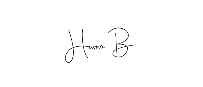 You should practise on your own different ways (Andilay-7BmLP) to write your name (Hasna B) in signature. don't let someone else do it for you. Hasna B signature style 4 images and pictures png