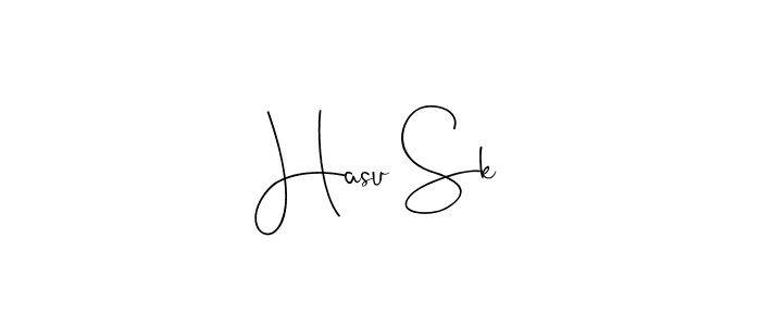 Hasu Sk stylish signature style. Best Handwritten Sign (Andilay-7BmLP) for my name. Handwritten Signature Collection Ideas for my name Hasu Sk. Hasu Sk signature style 4 images and pictures png
