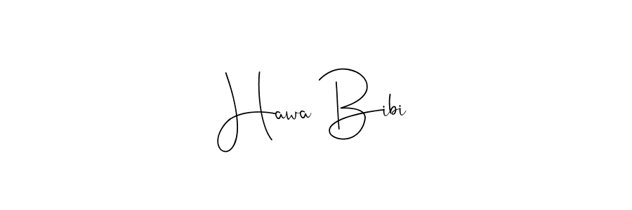 Hawa Bibi stylish signature style. Best Handwritten Sign (Andilay-7BmLP) for my name. Handwritten Signature Collection Ideas for my name Hawa Bibi. Hawa Bibi signature style 4 images and pictures png